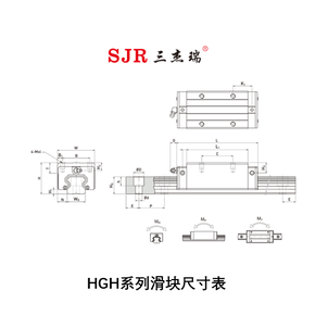 高组装四方滑块系列